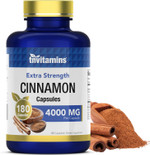 Cinnamon Capsules 4000 Mg - 180 Capsules | Ceylon Cinnamon & Cassia Cinnamon Pills | Extra Strength Cinnamon Bark Extract | Cinnamon Complex Cinnamon Capsules 4000 Mg - 180 Capsules | Ceylon Cinnamon & Cassia Cinnamon Pills | Extra Strength Cinnamon Bark Extract | Cinnamon Complex