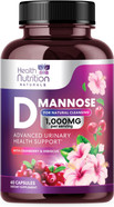 D-Mannose & Cranberry Extract 1350Mg Advanced Formula, Fast-Acting Natural Urinary Tract Health Support For Women & Men, Flush Impurities In Urinary Tract & Bladder, Non-Gmo, Vegan - 60 Capsules D-Mannose & Cranberry Extract 1350Mg Advanced Formula, Fast-Acting Natural Urinary Tract Health Support For Women & Men, Flush Impurities In Urinary Tract & Bladder, Non-Gmo, Vegan - 60 Capsules