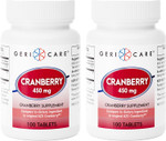 Cranberry Supplement Pills 100 Tablets 450 Mg (2 Pack)