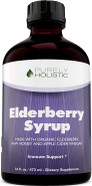 Purely Holistic Organic Elderberry Syrup For Adults & Kids (2+) - 16 Fl Oz - With Black Sambucus Elderberry, Propolis, Echinacea, Raw Honey & Apple Cider Vinegar - Immune Support And Immune Booster Purely Holistic Organic Elderberry Syrup For Adults & Kids (2+) - 16 Fl Oz - With Black Sambucus Elderberry, Propolis, Echinacea, Raw Honey & Apple Cider Vinegar - Immune Support And Immune Booster
