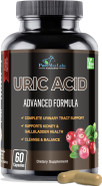 Uric Acid Advanced Formula Kidney, Liver, Gallbladder, Urinary Tract Cleanse With Cranberry, Chanca Piedra, Tart Cherry, Milk Thistle And Bromelain 60 Capsules Uric Acid Advanced Formula Kidney, Liver, Gallbladder, Urinary Tract Cleanse With Cranberry, Chanca Piedra, Tart Cherry, Milk Thistle And Bromelain 60 Capsules