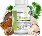 Organixx Organic Mushroom Supplement, 7 Types Of Fermented Mushrooms, Lions Mane, Shiitake, Cordyceps, Turkey Tail, Cordyceps, Reishi, For Immune Support, Digestion Support, 60 Vegetarian Capsules Organixx Organic Mushroom Supplement, 7 Types Of Fermented Mushrooms, Lions Mane, Shiitake, Cordyceps, Turkey Tail, Cordyceps, Reishi, For Immune Support, Digestion Support, 60 Vegetarian Capsules