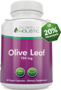 Purely Holistic Olive Leaf Extract 750Mg Non-Gmo Maximum Strength - 120 Vegan Capsules - 20% Oleuropein - 4 Month Supply - Support Supplement Purely Holistic Olive Leaf Extract 750Mg Non-Gmo Maximum Strength - 120 Vegan Capsules - 20% Oleuropein - 4 Month Supply - Support Supplement