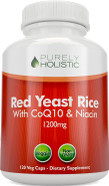 Red Yeast Rice 1200Mg With Coq10 & Flush Free Niacin 120 Vegetarian Capsules - Non Irradiated, Citrinin Free Red Yeast Rice 1200Mg With Coq10 & Flush Free Niacin 120 Vegetarian Capsules - Non Irradiated, Citrinin Free