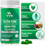 Sugar Free Irish Sea Moss Gummies Cracked Cell Wall Chlorella, Spirulina |For Immune, Detox, Joint Support Alkaline Supplement, Keto- Gut For Women & Men| Non-Gmo|Usa Made -60 Vegan Gummies Sugar Free Irish Sea Moss Gummies Cracked Cell Wall Chlorella, Spirulina |For Immune, Detox, Joint Support Alkaline Supplement, Keto- Gut For Women & Men| Non-Gmo|Usa Made -60 Vegan Gummies