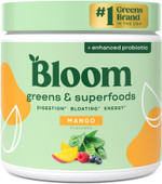Bloom Nutrition Superfood Greens Powder, Digestive Enzymes With Probiotics And Prebiotics, Gut Health, Bloating Relief For Women, Chlorella, Green Juice Mix With Beet Root Powder, 30 Svg, Original