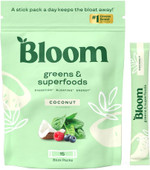 Bloom Nutrition Superfood Greens Powder Stick Packs, Digestive Enzymes With Probiotics And Prebiotics, Gut Health, Bloating Relief For Women, Chlorella, Green Juice Mix, 15 Svg, Coconut Bloom Nutrition Superfood Greens Powder Stick Packs, Digestive Enzymes With Probiotics And Prebiotics, Gut Health, Bloating Relief For Women, Chlorella, Green Juice Mix, 15 Svg, Coconut