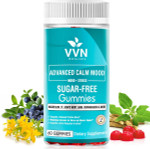 Sugar Free 22 In 1 Calm Mood Gummies St. John'S Wort, 5-Htp, Gaba, Ashwagandha| Magnesium Glycinate Gummies | Non-Gmo, Natural Support Stress & Relaxation, Mood & Energy | Vegan, 60 Ct