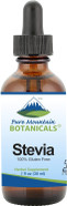 Pure Mountain Botanicals Liquid Stevia Drops - Natural Sweetener - Concentrated Sugar Free Substitute Diabetic Friendly Ideal For Keto Low Carb And Vegan Diet Great Addition To Weight Loss Program