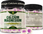 Plant Based Calcium Supplement 600Mg With Vitamin D3 K2, Zinc For Bone Strength, Sustainably Sourced Algae Calcium Magnesium 2:1 Ratio, Sugar Free Calcium Gummies 70+ Trace Minerals, Vegan, 60 Counts