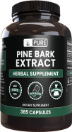 Pure Original Ingredients Pine Bark Extract (365 Capsules) No Magnesium Or Rice Fillers, Always Pure, Lab Verified Pure Original Ingredients Pine Bark Extract (365 Capsules) No Magnesium Or Rice Fillers, Always Pure, Lab Verified