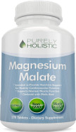 Magnesium Malate 400Mg Tablets - 50% More 270 Vegetarian Tablets - Chelated Magnesium Supplement With Malic Acid - Promotes Energy Production And Muscle Recovery - High Absorption Magnesium Malate 400Mg Tablets - 50% More 270 Vegetarian Tablets - Chelated Magnesium Supplement With Malic Acid - Promotes Energy Production And Muscle Recovery - High Absorption