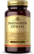 Solgar Magnesium Citrate - 60 Tablets - Promotes Healthy Bones, Supports Nerve & Muscle Function - Highly Absorbable - Non-Gmo, Vegan, Gluten Free, Kosher - 30 Servings