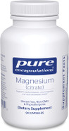 Pure Encapsulations Magnesium (Citrate) - Supplement For Sleep, Heart Health, Cognitive Health, Bone Health, Energy, Muscles, And Metabolism* - With Premium Magnesium - 90 Capsules Pure Encapsulations Magnesium (Citrate) - Supplement For Sleep, Heart Health, Cognitive Health, Bone Health, Energy, Muscles, And Metabolism* - With Premium Magnesium - 90 Capsules