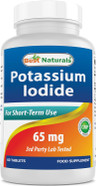 Best Naturals Potassium Iodide 65 Mg - Dietary Supplement, 60 Tablets (60 Count (Pack Of 1)) (1)