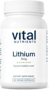Vital Nutrients Lithium Orotate | Vegan Lithium Supplements For Memory, State Of Mind, And Behavioral Health*| 5Mg | Gluten, Dairy, Soy Free | 90 Capsules Vital Nutrients Lithium Orotate | Vegan Lithium Supplements For Memory, State Of Mind, And Behavioral Health*| 5Mg | Gluten, Dairy, Soy Free | 90 Capsules