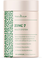 Zinc7 Advanced Daily Zinc Supplement: Multi-System Zinc For Immune System Boost, Sleep, Metabolism, Dental Health & Hormone Balance, 60 Capsules, 50Mg Zinc