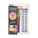 imPRESS KISS Falsies False Eyelashes, Lash Clusters, Voluminous', 14 mm, Includes 20 Clusters, 1 applicator, Contact Lens Friendly, Easy to Apply, Reusable Strip Lashes