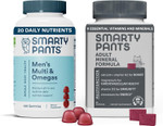 Smartypants Multivitamin For Men & Mineral Chews: Multivitamin With Omega 3 Fish Oil (Epa/Dha), Methylfolate, Coq10 And Multimineral With Magnesium Citrate & Calcium, 30 Day Supply Each