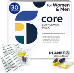 Planet 3 Vitamin Packs, Daily Vitamins For Immune, Energy, Heart & Vision Support | Multivitamins, Vitamin D, Probiotics, Omega 3, Methyl B12 | Core Supplements For Women And Men | 30 Daily Packs Planet 3 Vitamin Packs, Daily Vitamins For Immune, Energy, Heart & Vision Support | Multivitamins, Vitamin D, Probiotics, Omega 3, Methyl B12 | Core Supplements For Women And Men | 30 Daily Packs