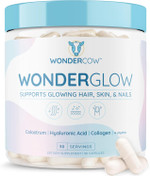 Hair Skin And Nails Vitamins W/Bovine Colostrum, Collagen, Hyaluronic Acid, Biotin, Zinc, & Lactoferrin?Supports Faster Hair Growth, Stronger Nails And Glowing Skin (30 Servings, Capsule)