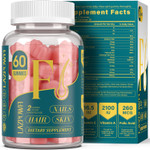 Biotin Gummies -Hair Skin And Nails Vitamins For Men & Women, Vegan Vitamin B7, Supports Hair Growth And Stronger Nails,30 Day Supply - Raspberry-60 Count Biotin Gummies -Hair Skin And Nails Vitamins For Men & Women, Vegan Vitamin B7, Supports Hair Growth And Stronger Nails,30 Day Supply - Raspberry-60 Count