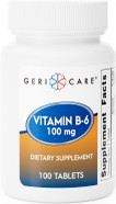 Gericare Vitamin B-6 100 Mg Tablets 100 Ct