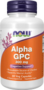 NOW Alpha GPC 300mg – 60 Veg Capsules | Bioavailable choline for brain health, memory, and cognitive support. Supports mental clarity & focus! ?? #BrainBoost