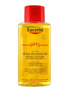 A 200ml bottle of Eucerin pH5 Shower Oil, specially formulated for dry and sensitive skin. Its rich, nourishing formula gently cleanses while maintaining the skin's natural pH balance, leaving it soft, smooth, and hydrated. A 200ml bottle of Eucerin pH5 Shower Oil, specially formulated for dry and sensitive skin. Its rich, nourishing formula gently cleanses while maintaining the skin's natural pH balance, leaving it soft, smooth, and hydrated.