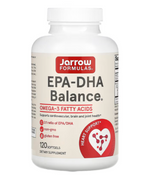 "Jarrow Formulas EPA-DHA Balance – 120 Softgels with 800 mg EPA and 400 mg DHA per serving."