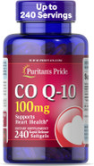 "Puritan's Pride Q-SORB™ Co Q-10 100 mg – 240 Rapid Release Softgels"