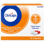 Otricaps Blocked Nose Sinusitis Capsules 16'S
