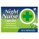 Night Nurse Cold And Flu Relief Capsules 10S