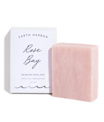 Earth Harbor | Rose Bay Balancing Facial Soap | Gentle & Sensitive | Australian Pink Clay | Synthetic-Free + Zero-Waste