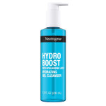 Neutrogena Hydro Boost Lightweight Hydrating Facial Gel Cleanser, Gentle Face Wash & Makeup Remover with Hyaluronic Acid, Hypoallergenic & Paraben-Free, 7.8 fl. oz