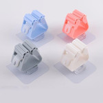 The VALUEVIBES Self-Adhesive Wall Mounted Broom and Mop Holder is a set of four multicolored clips designed to organize cleaning tools in bathrooms and kitchens. Each holder features a seamless, no-drill installation with a strong adhesive backing, allowing for easy attachment to walls without causing damage. The clips securely grip brooms, mops, and similar items, keeping them off the floor and neatly stored. The VALUEVIBES Self-Adhesive Wall Mounted Broom and Mop Holder is a set of four multicolored clips designed to organize cleaning tools in bathrooms and kitchens. Each holder features a seamless, no-drill installation with a strong adhesive backing, allowing for easy attachment to walls without causing damage. The clips securely grip brooms, mops, and similar items, keeping them off the floor and neatly stored.