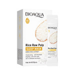 A beautifully packaged Rice Skin Care Set featuring elegantly designed bottles and jars, including a 4ml Sleeping Mask, all adorned with minimalist labels highlighting the rice extract ingredient. A beautifully packaged Rice Skin Care Set featuring elegantly designed bottles and jars, including a 4ml Sleeping Mask, all adorned with minimalist labels highlighting the rice extract ingredient.