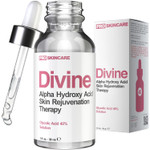 Glycolic Acid Peel 40% Professional Chemical Peel For Face For Acne Scars, Collagen Boost, Wrinkles, Fine Lines - Alpha Hydroxy Acid Liquid Exfoliant For Face Peel Mask For Men & Women