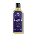 Ayumi Pure Castor Oil For Hair & Eyelashes 150Ml