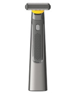 Rechargeable beard and body razor with titanium-coated blades for precise trimming, edging, and shaving. Includes 3 blades for professional grooming. Rechargeable beard and body razor with titanium-coated blades for precise trimming, edging, and shaving. Includes 3 blades for professional grooming.
