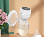 A fully automatic breast pump designed for breastfeeding mothers, constructed from non-toxic materials. It features a comfortable breast shield, intuitive controls, and a clear display. The device offers three modes and nine adjustable suction levels to ensure a painless and efficient milk expression experience.​