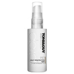 A sleek 75ml spray bottle of Toni&Guy Heat Protection Mist, designed to shield hair from heat damage up to 230°C. A sleek 75ml spray bottle of Toni&Guy Heat Protection Mist, designed to shield hair from heat damage up to 230°C.