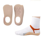 3/4-length orthotic insoles for plantar fasciitis, flat feet relief, and leg alignment—washable TPR material, women’s size (LARGE).