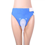 Portable, leak-proof reusable urine collector with drainage bag and incontinence trousers for men and women; ideal for elderly and bedridden care. Portable, leak-proof reusable urine collector with drainage bag and incontinence trousers for men and women; ideal for elderly and bedridden care.