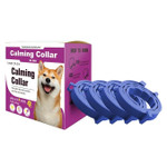 Adjustable Blue Calming Collar – Pheromone-Infused for Cat & Dog Stress & Anxiety Relief