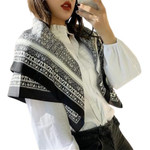 Elegant lightweight silk square scarf for women – perfect as a shawl, headscarf, or sun protection wrap Elegant lightweight silk square scarf for women – perfect as a shawl, headscarf, or sun protection wrap