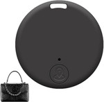 Compact black Bluetooth 5.0 GPS tracker – smart key and item locator with anti-loss alarm. Compact black Bluetooth 5.0 GPS tracker – smart key and item locator with anti-loss alarm.