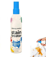 Pack of 2 baby-safe stain remover sprays – ideal for clothes, food spills, and everyday messes.
