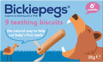 Bickiepegs Bickiepegs Natural Teething Biscuits For Children 38g(Pack of 12) Bickiepegs Bickiepegs Natural Teething Biscuits For Children 38g(Pack of 12)