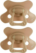 Difrax Dummies Soothers 0-6 Months - Natural (Glow in The Dark) - 2 Count